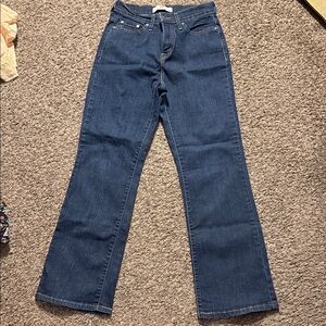 Levi's Dark Blue Flare Jeans